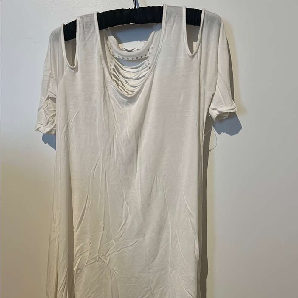 Summer Rio White Cutout Top